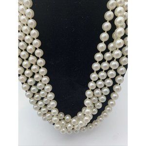 Vintage  Faux Pearls. 43 In Strand